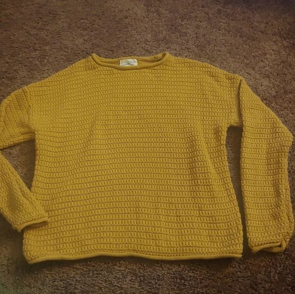 Universal thread mustard chunky sweater - Picture 1 of 4